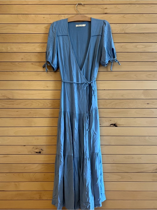 Christy Dawn Dresses & Skirts - Christy Dawn Blue Wrap Dress